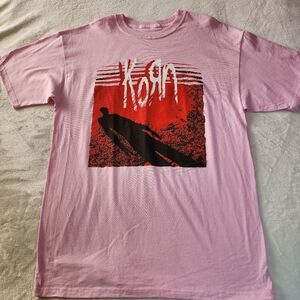 Korn Shadow Man Light Pink Tshirt With Graphic Size Large New